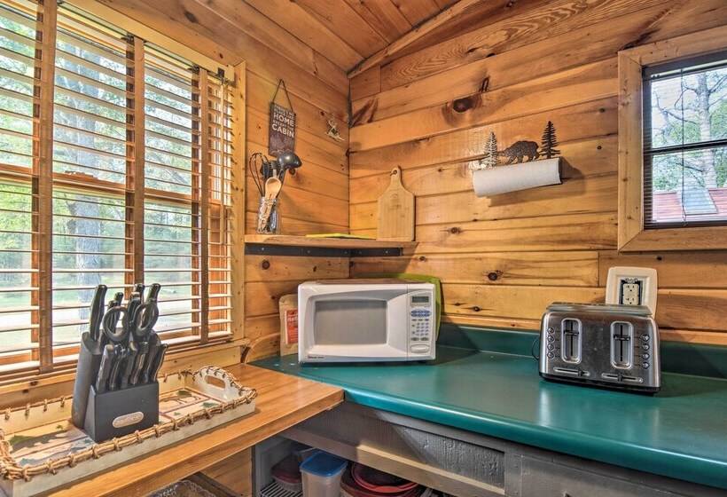 Lake Livin Cozy Cabin W/ Dock, Tiki Bar, 2 Kayaks