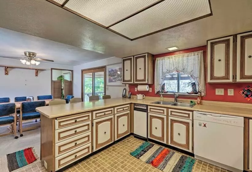 Page Home W/ Deck & Yard: Walk To Rim View Trail