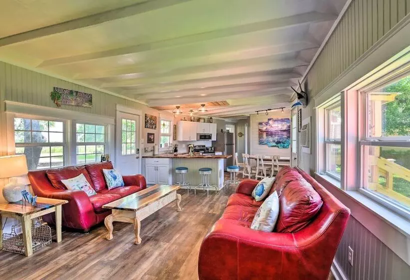 Renovated Sargent Cabin W/ Furnished Deck & Dock!