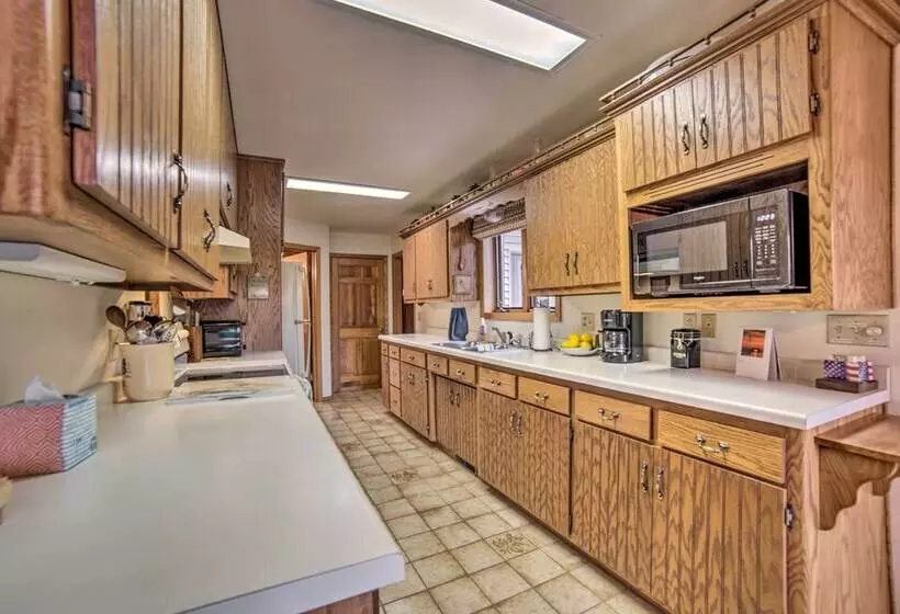 Riverfront Oconto Cabin W/ Fire Pit & Yard!