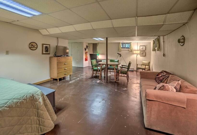 Riverfront Oconto Cabin W/ Fire Pit & Yard!