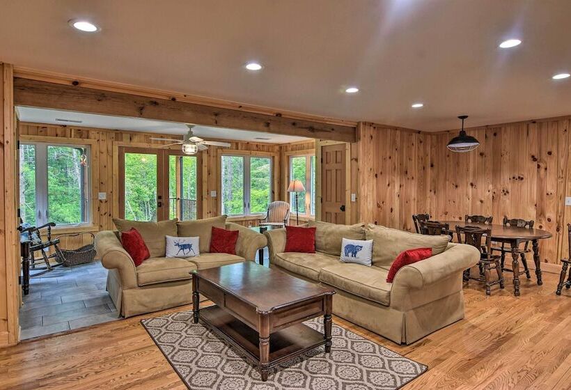 Rustic Sunset Escape On 67 Acres: Outdoor Kitchen