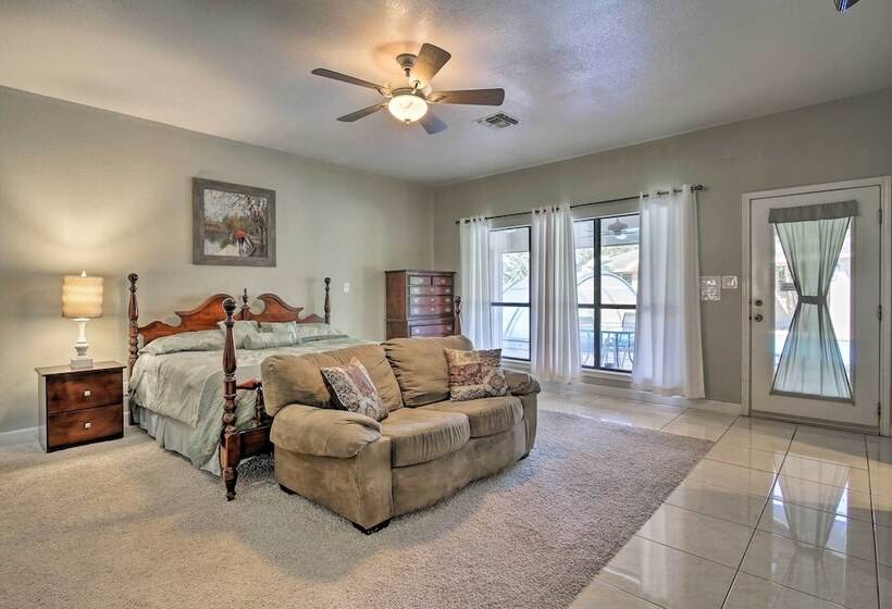 Pool & Game Room: Waterfront Harlingen Home