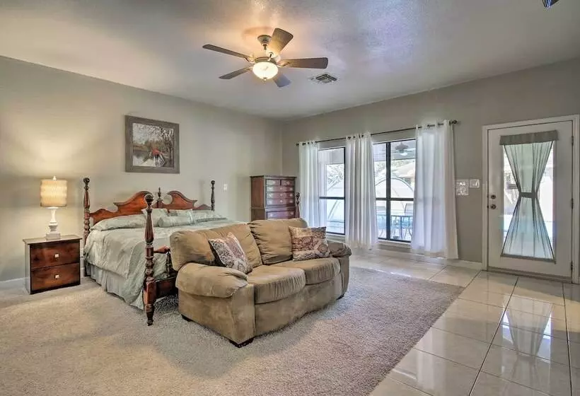 Pool & Game Room: Waterfront Harlingen Home