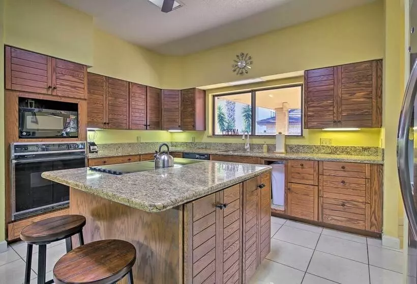 Pool & Game Room: Waterfront Harlingen Home