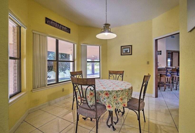 Pool & Game Room: Waterfront Harlingen Home