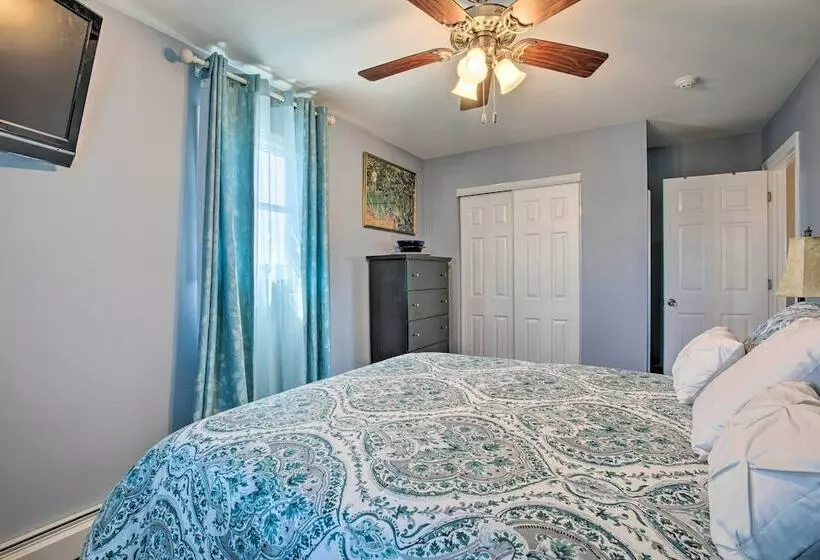 Waterfront Home W/ Large Deck & Dock On Narrow Bay