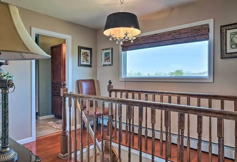 Waterfront Home W/ Large Deck & Dock On Narrow Bay