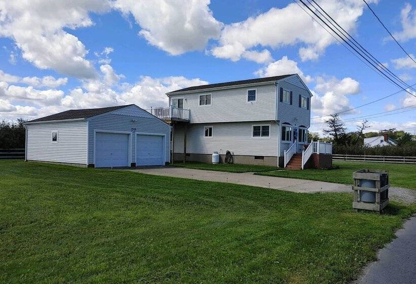 Waterfront Home W/ Large Deck & Dock On Narrow Bay
