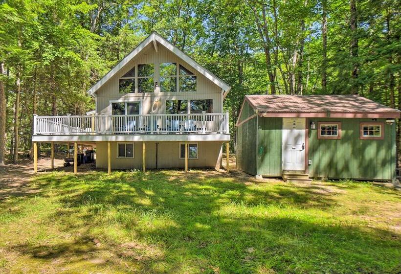 Waterfront Lake Arrowhead Home W/ Dock & Fire Pit!