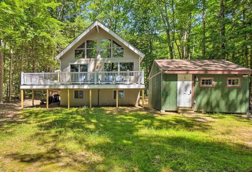 Waterfront Lake Arrowhead Home W/ Dock & Fire Pit!