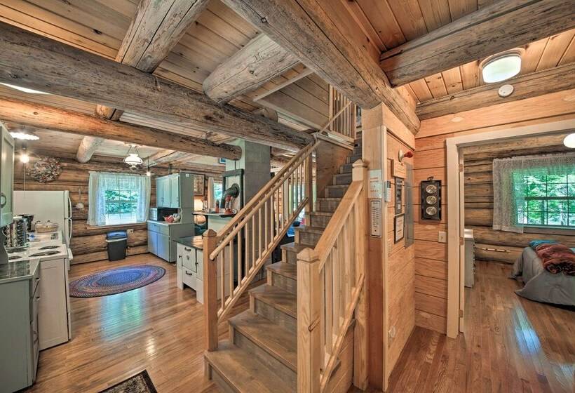 Expansive Moyie Riverfront Cabin   Pets Welcome!