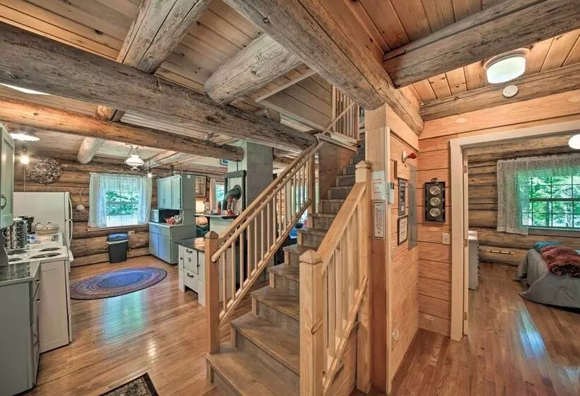 Expansive Moyie Riverfront Cabin   Pets Welcome!