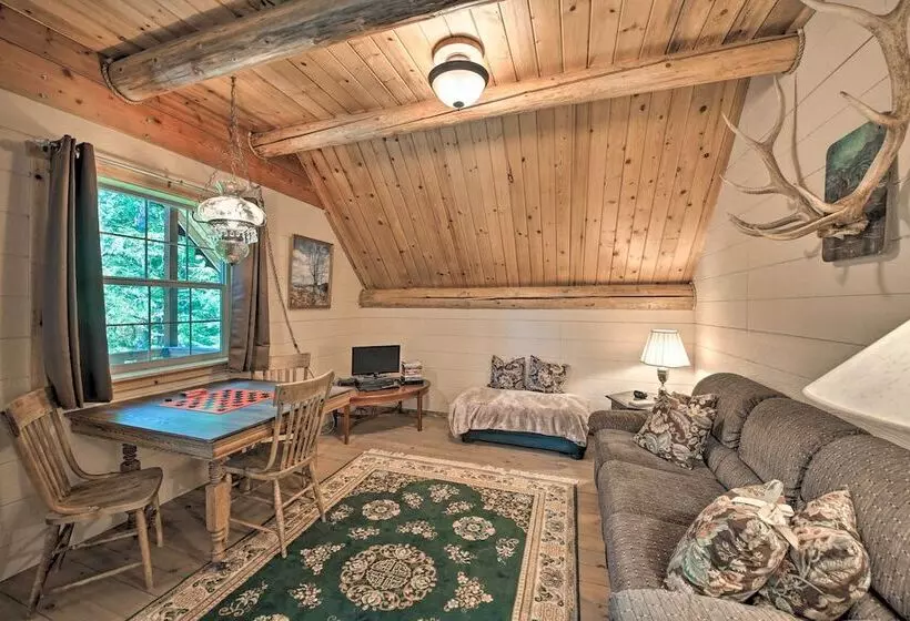 Expansive Moyie Riverfront Cabin   Pets Welcome!