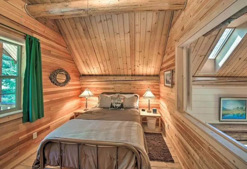 Expansive Moyie Riverfront Cabin   Pets Welcome!