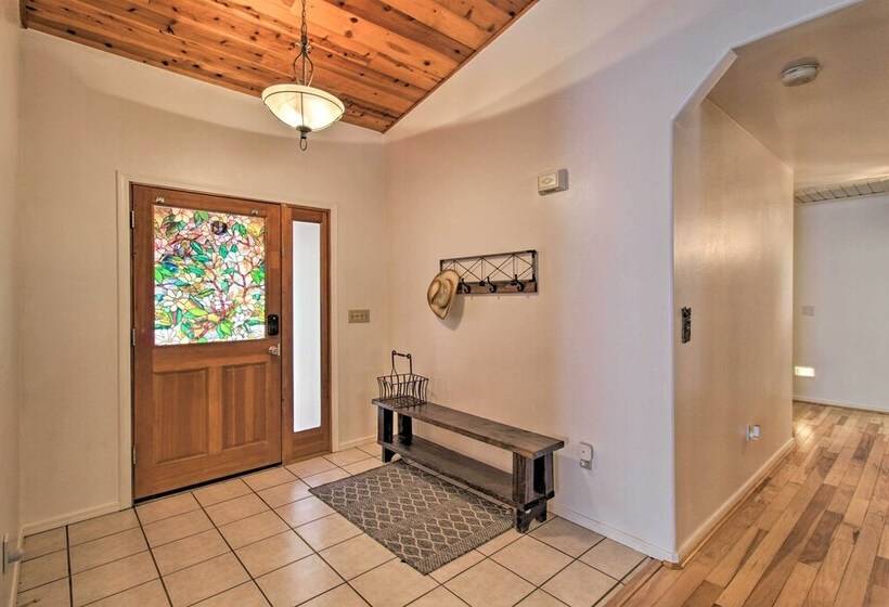 Modern Pinetop Cabin W/ Game Area, Deck + Fire Pit