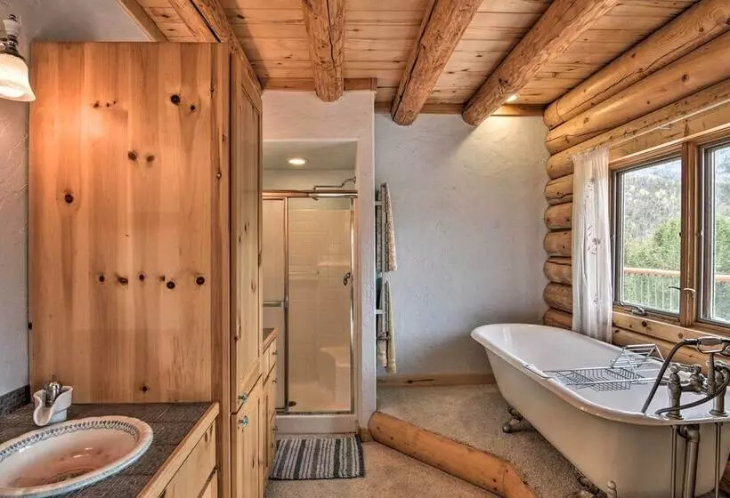 Spacious, Luxe Cabin W/ Mtn Views, Sauna & More!