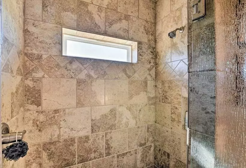 Deck + Fire Pit: Updated Crystal Beach Retreat!