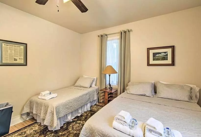 Walkable Lake Elkhart Apt: Dine, Shop, Swim!