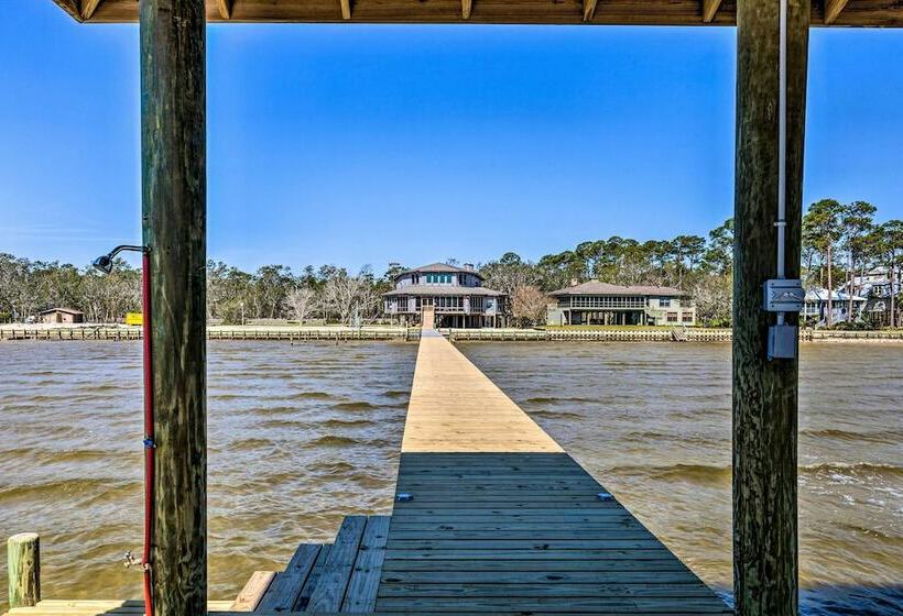Waterfront Home On Perdido Bay: Private Dock, View
