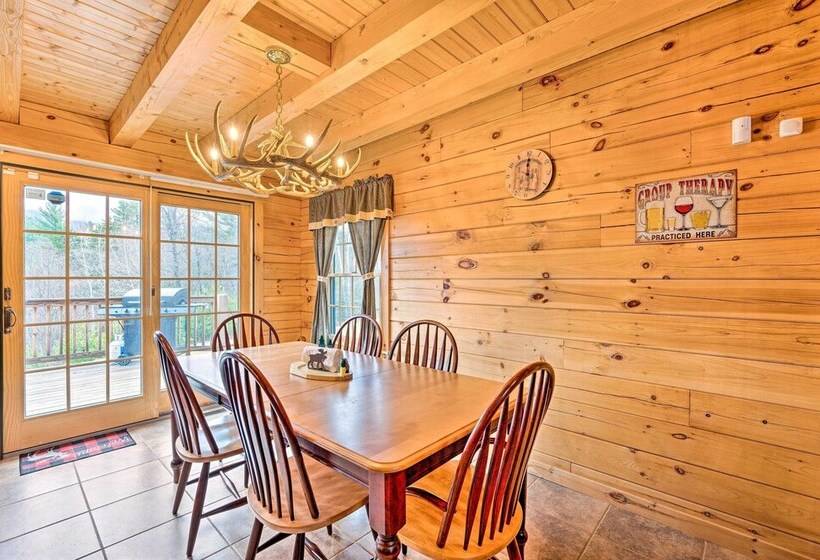 Carroll Log Cabin W/ Deck < 9 Mi To Bretton Woods!