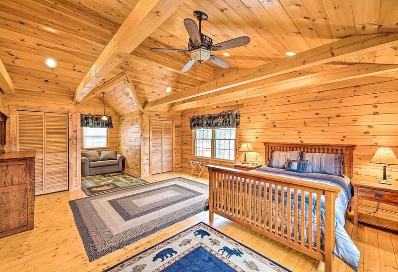 Carroll Log Cabin W/ Deck < 9 Mi To Bretton Woods!