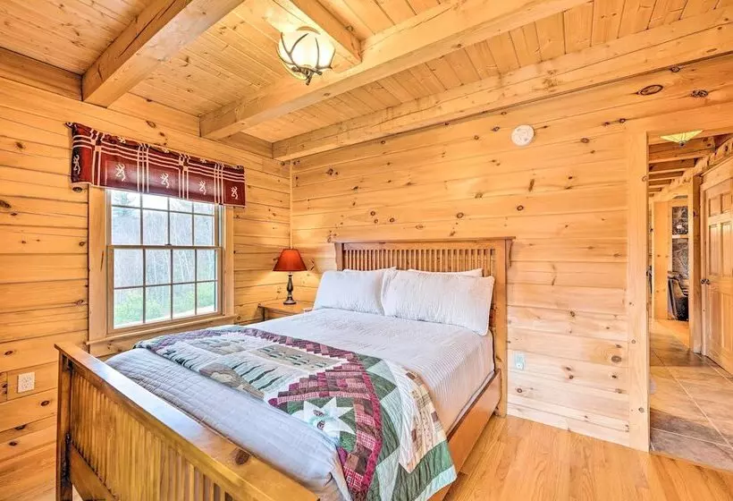 Carroll Log Cabin W/ Deck < 9 Mi To Bretton Woods!