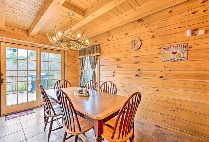 Carroll Log Cabin W/ Deck < 9 Mi To Bretton Woods!