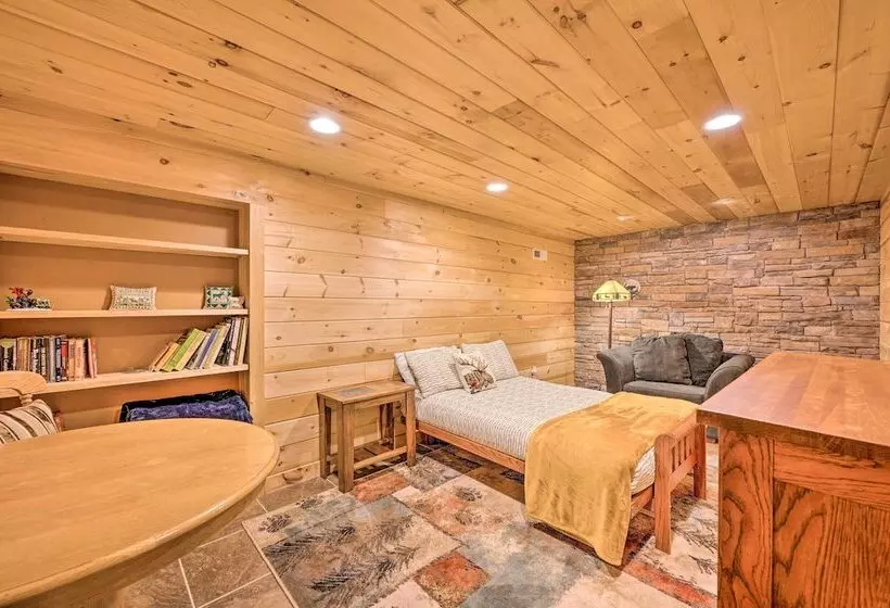 Carroll Log Cabin W/ Deck < 9 Mi To Bretton Woods!