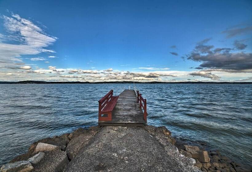 Charming Lakefront Home W/ Grill & Fire Pit!