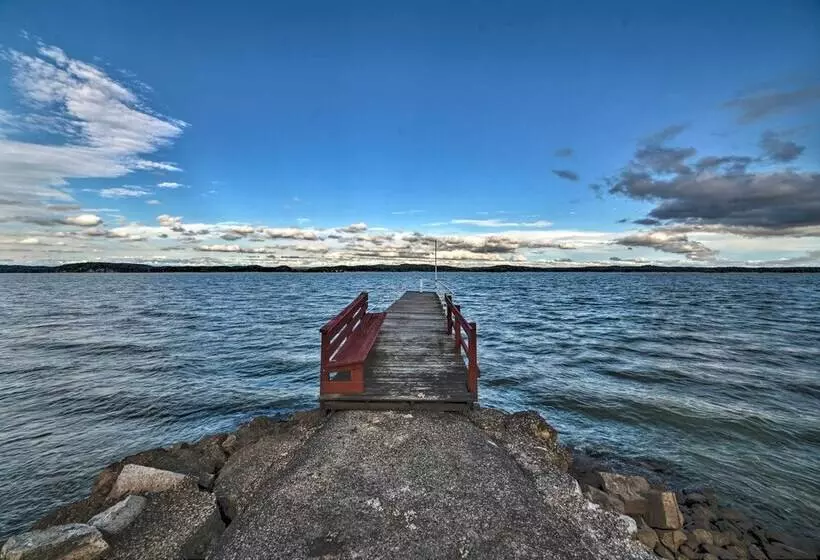 Charming Lakefront Home W/ Grill & Fire Pit!