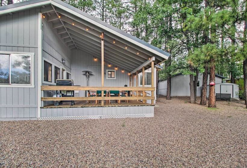 Bring A Pet: Pinetop Cabin W/ Game Room!