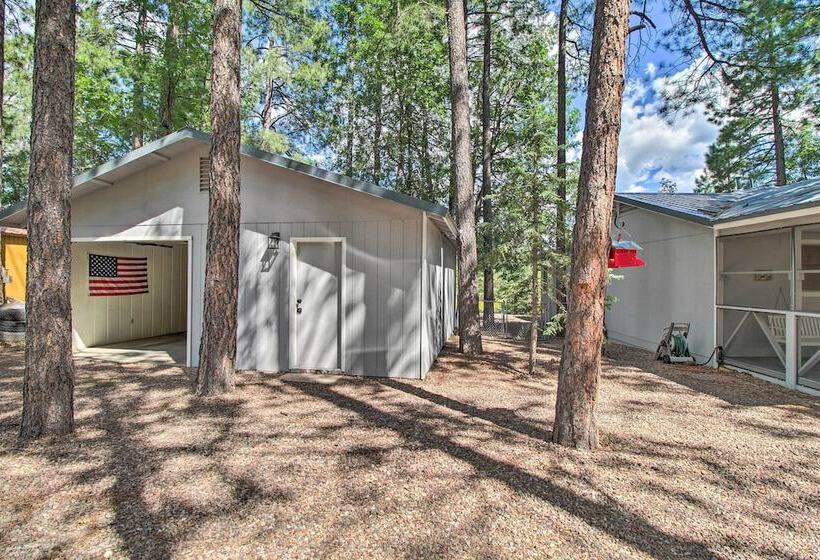 Bring A Pet: Pinetop Cabin W/ Game Room!
