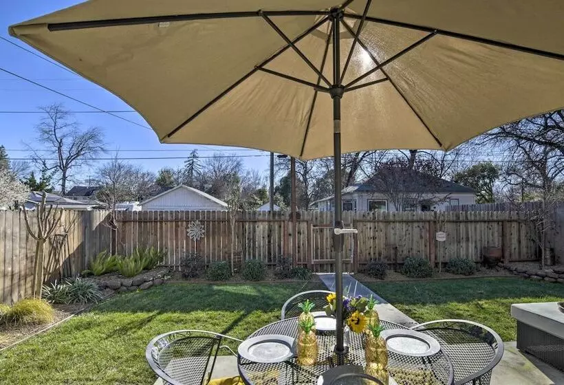 Ideally Located Chico Home   Fire Pit & Grill