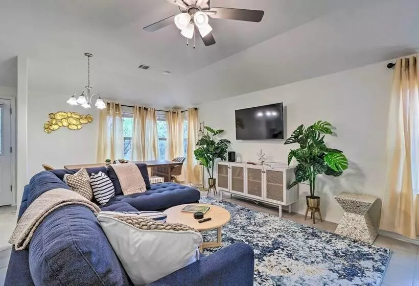 Modern Granite Shoals Retreat W/ Fire Pit!