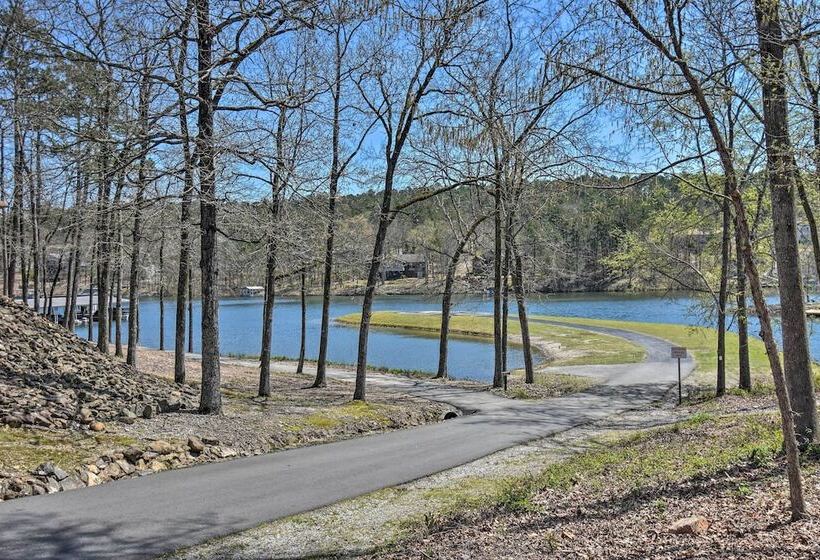 Furnished Deck W/ Views: Hot Springs Cottage