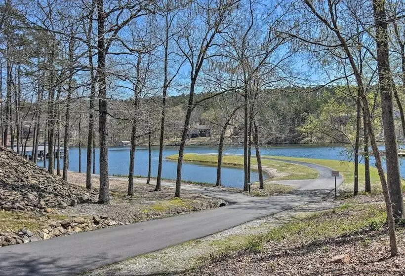 Furnished Deck W/ Views: Hot Springs Cottage