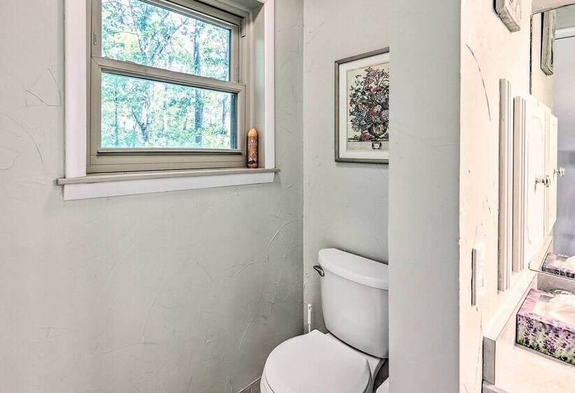 Furnished Deck W/ Views: Hot Springs Cottage