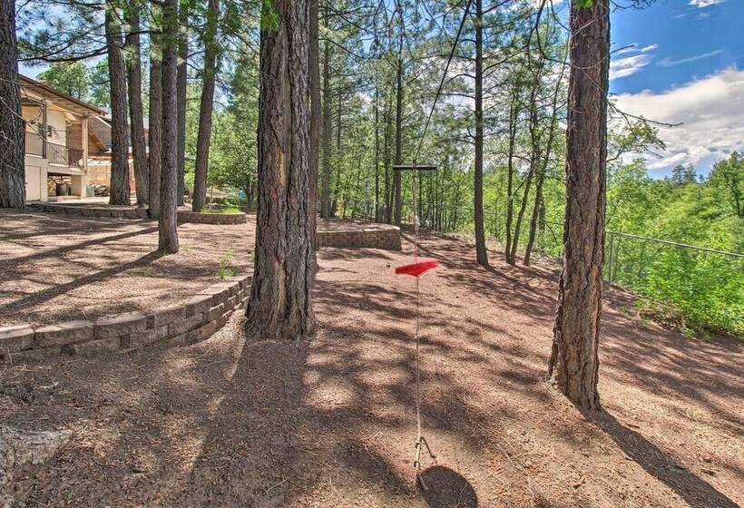 Game Room & Wooded Views: Pinetop Cabin!