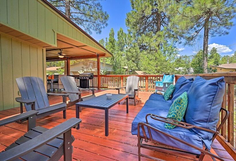Dog Friendly Munds Park Cabin W/ Deck!
