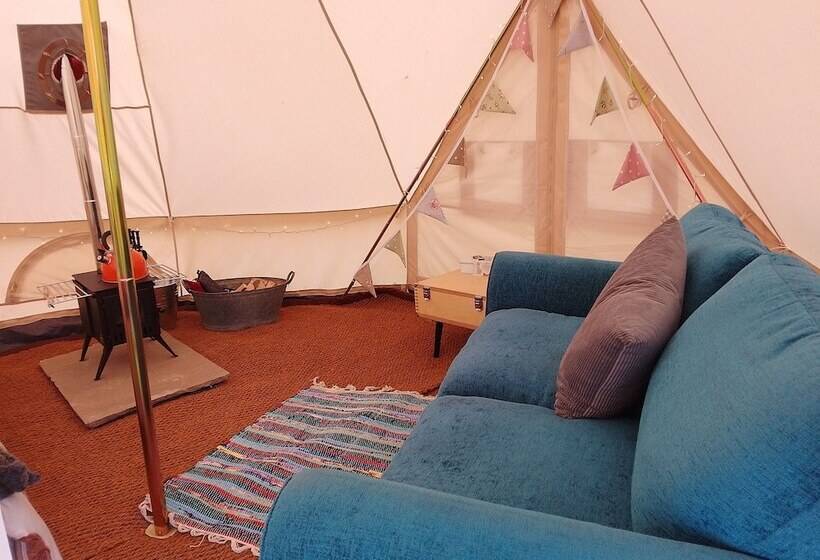 Chestnut 6m Xl Bell Tent, Log Burner, Nr Whitby