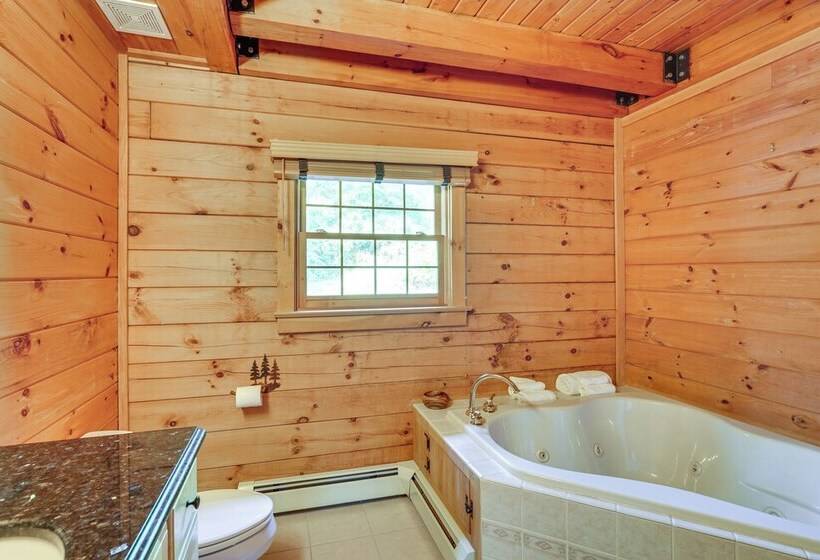 Luxury Log Cabin W/ Ev Charger & Mtn Views!