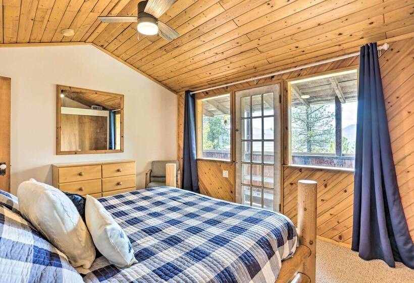 Peaceful Cabin W/ Mtn + River Views, Fire Pit