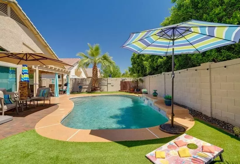 Sunny Surprise Home W/ Luxe Backyard Oasis!