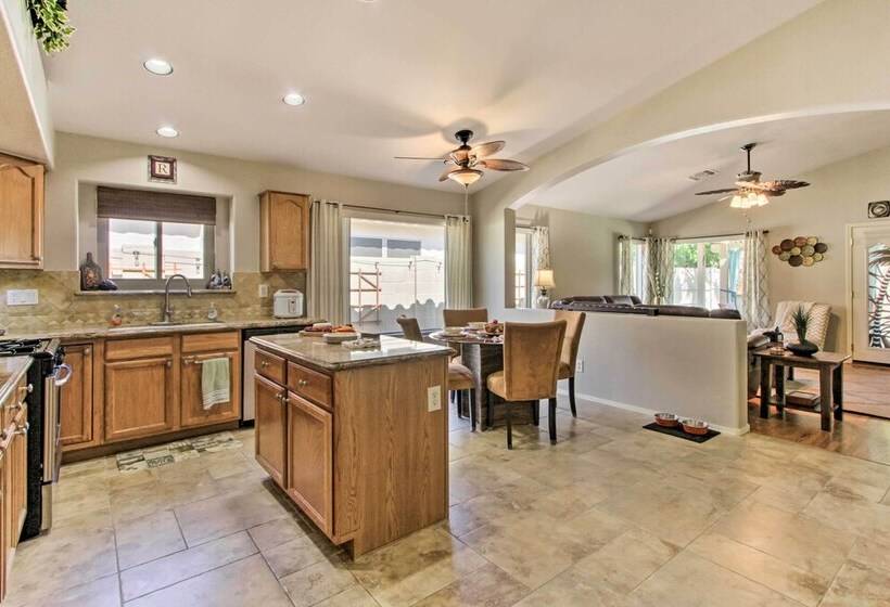 Sunny Surprise Home W/ Luxe Backyard Oasis!