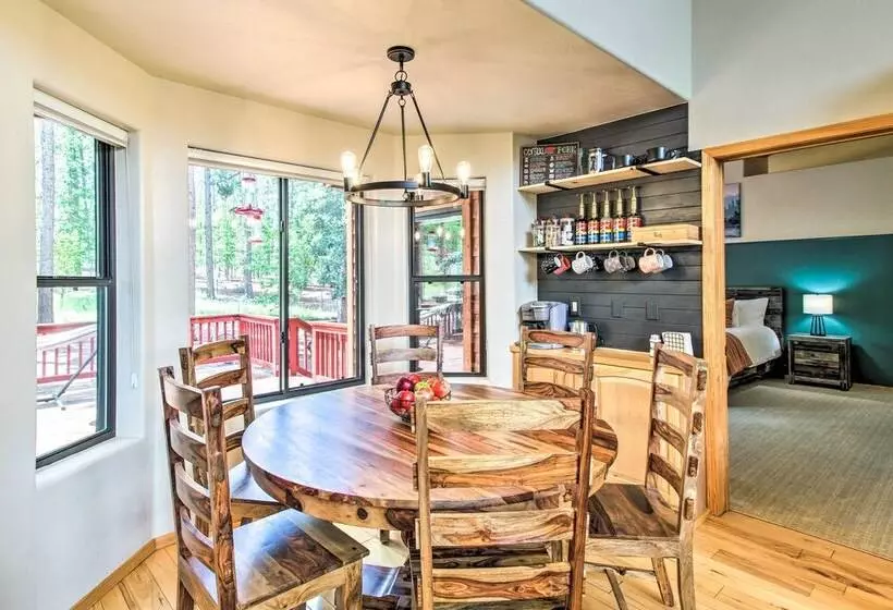 Upscale Pinetop Cabin W/ Game Room & Fire Pit