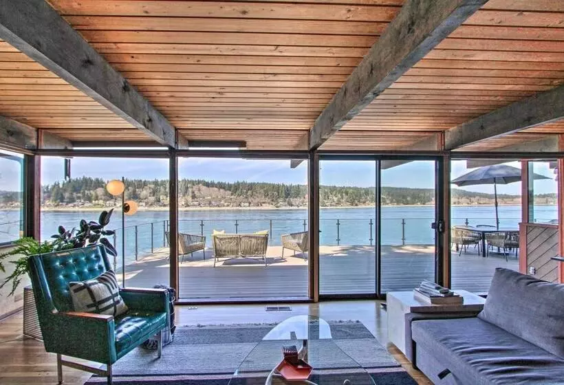 Waterfront Port Orchard Home W/furnished Deck