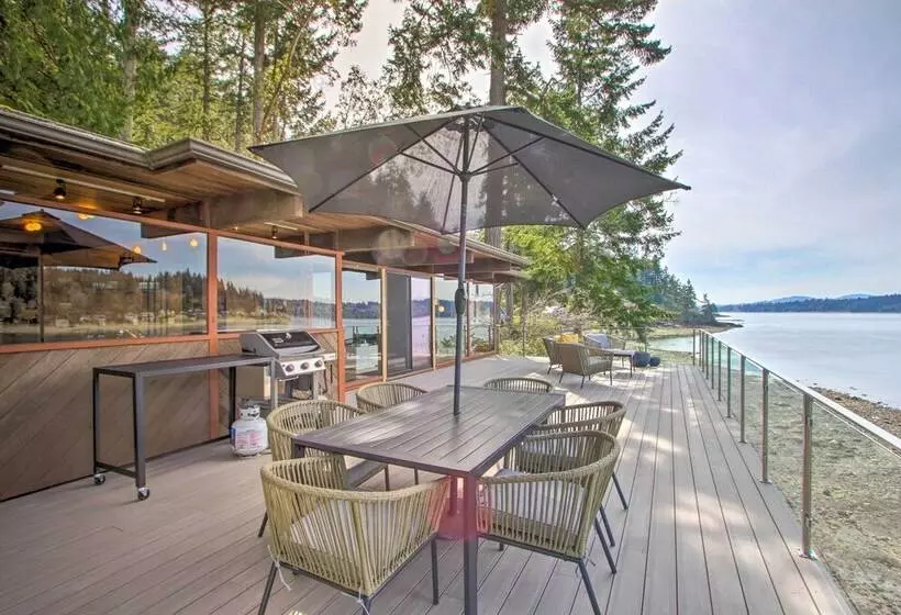 Waterfront Port Orchard Home W/furnished Deck