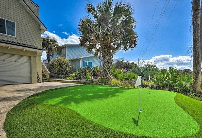 Beachfront Oasis W/ Game Room & Ocean Views!