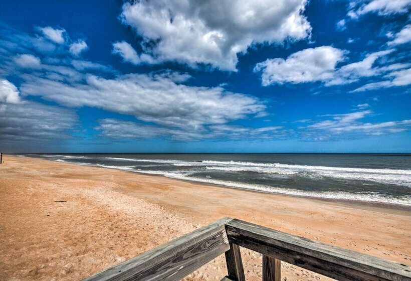 Beachfront Oasis W/ Game Room & Ocean Views!